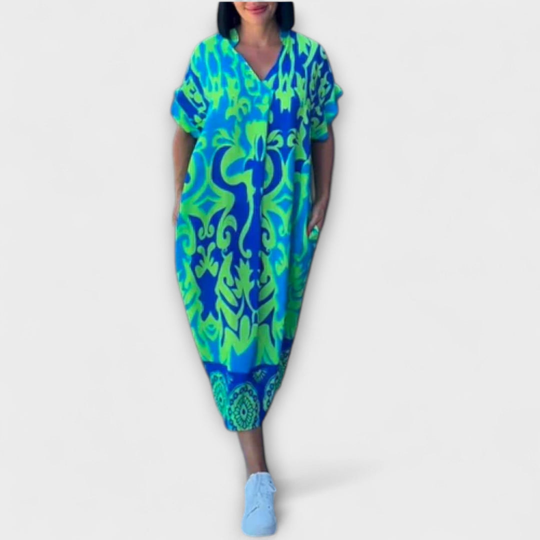 Elena - Elegant Floral Dress