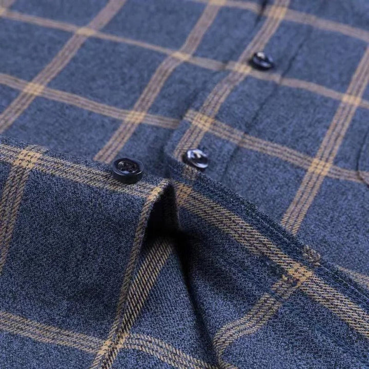 Liam | Stylish Checkered Button-Down Shirt For Men