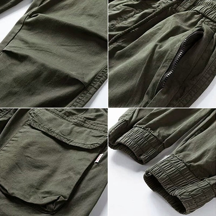 Marco | Stretch cargo trousers with pockets For Men