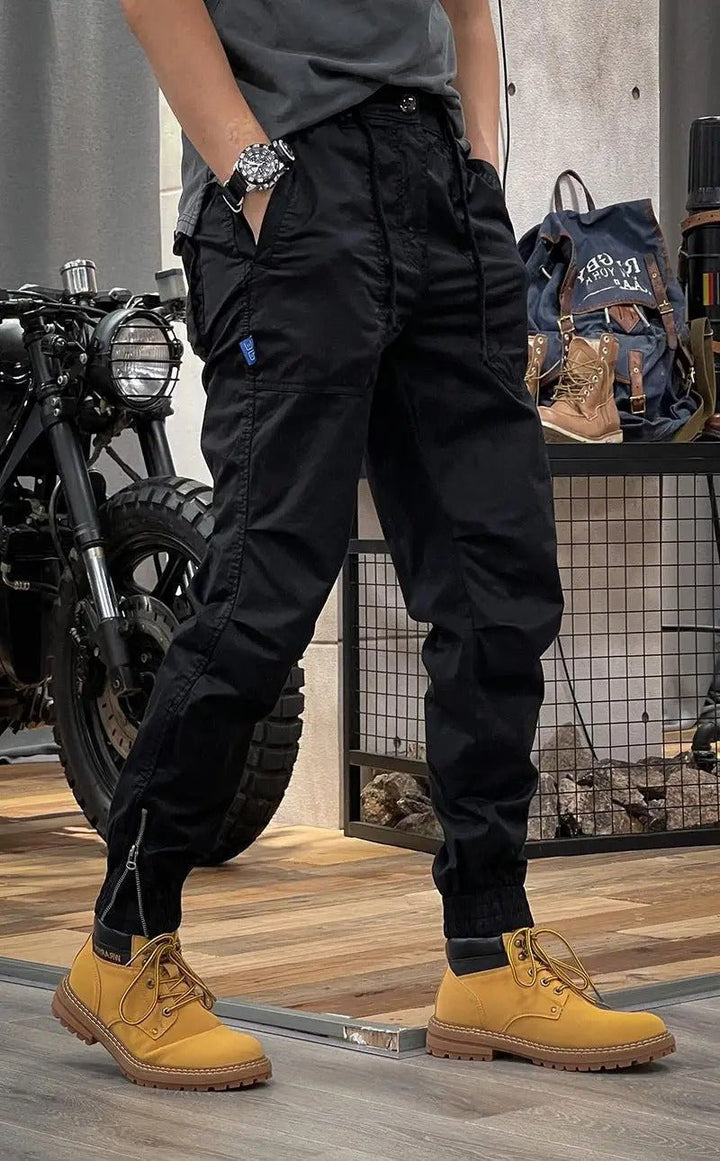Marco | Stretch cargo trousers with pockets For Men