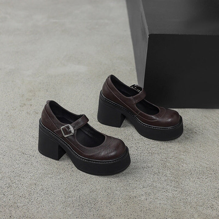 Ivory | Leather Pumps