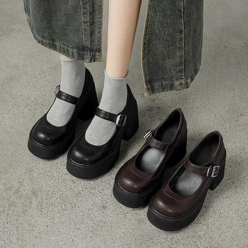 Ivory | Leather Pumps