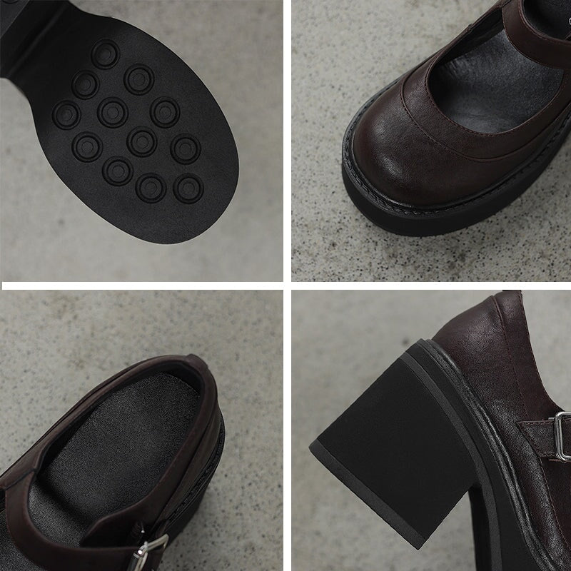 Ivory | Leather Pumps