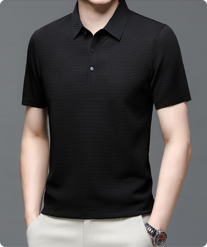 Seth | Stylish Textured Polo Shirt For Men