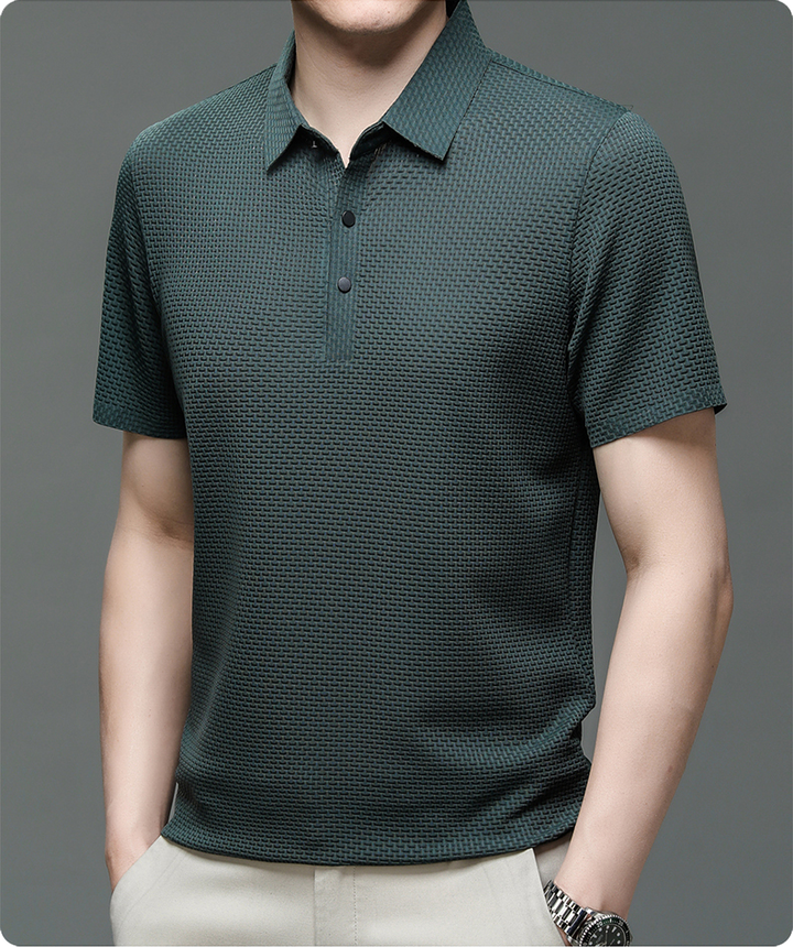 Seth | Stylish Textured Polo Shirt For Men