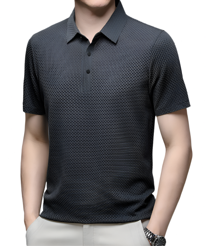 Seth | Stylish Textured Polo Shirt For Men