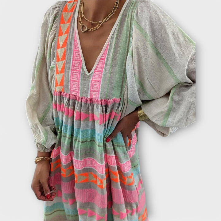Hermine - Vibrant Loose Dress