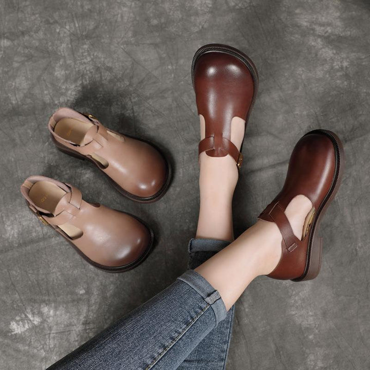 Katee | Leather Mary Janes