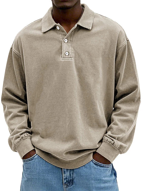 George | Soft Polo Sweater For Men