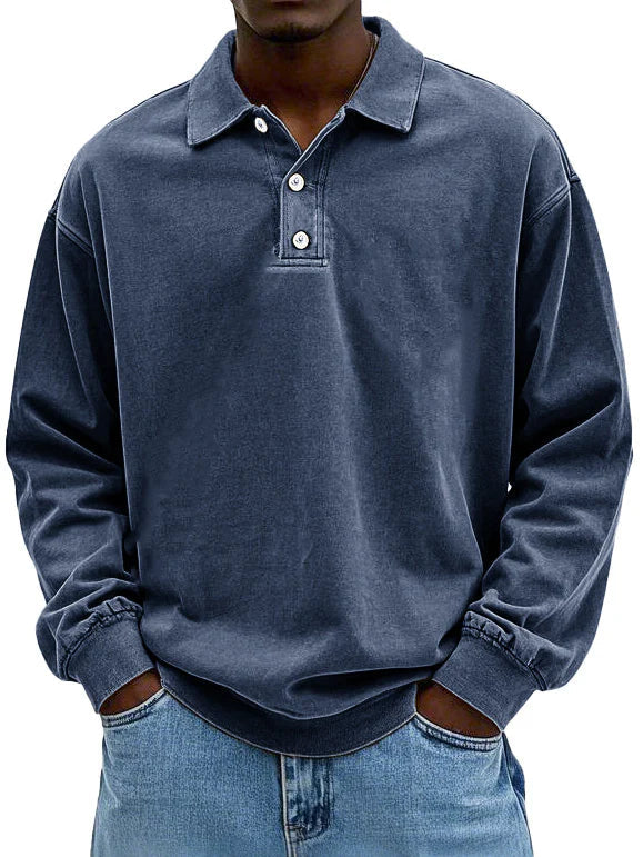 George | Soft Polo Sweater For Men