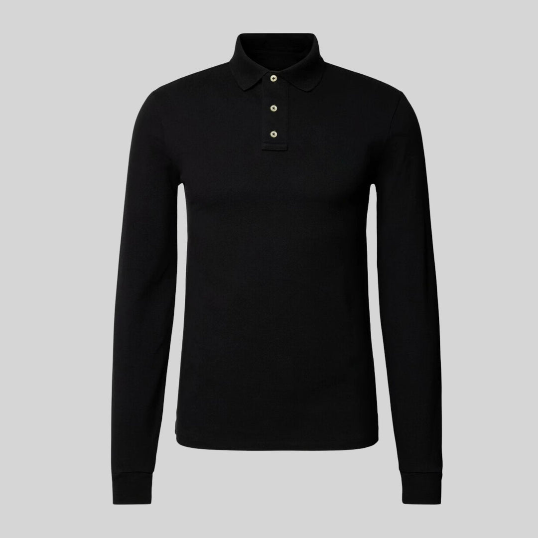 Friedrich | Stylish Casual Long-Sleeve Polo For Men