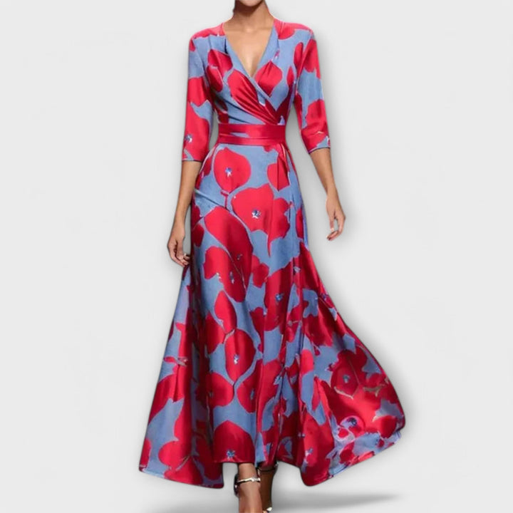 Elegant Sleeve Design Women's Dress
