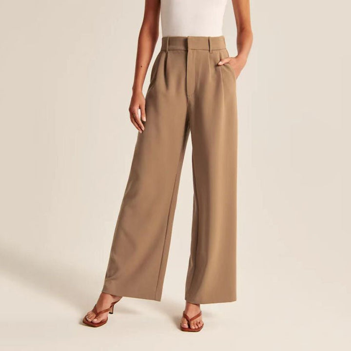 Liselot - Women's Loose Fit Wide Leg Trousers