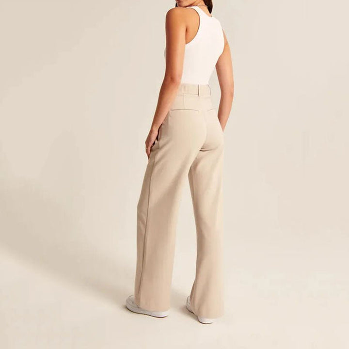 Liselot - Women's Loose Fit Wide Leg Trousers