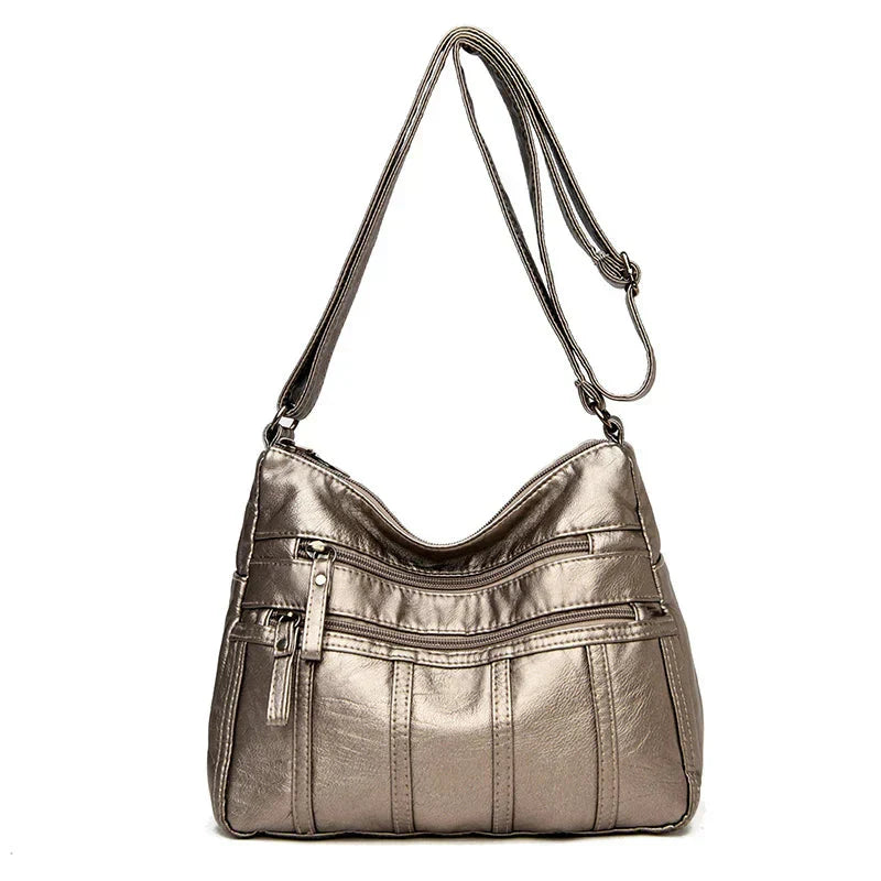 Nina - Soft Leather Crossbody Bag