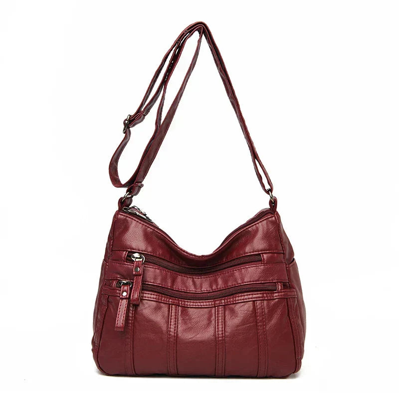 Nina - Soft Leather Crossbody Bag