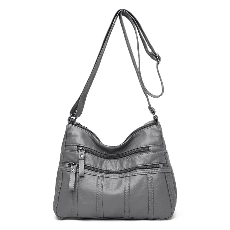 Nina - Soft Leather Crossbody Bag