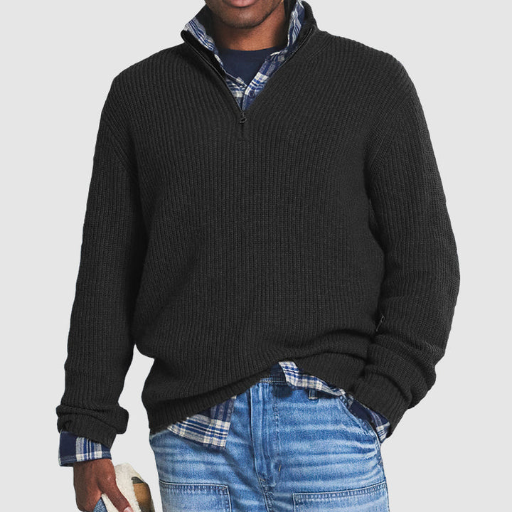 Jasper - Ribbed Cotton Sweater For Men