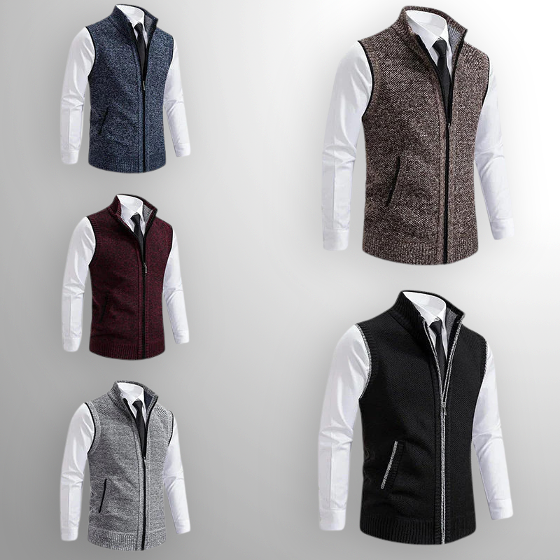 Sebastian | Full-Zip Vest For Men