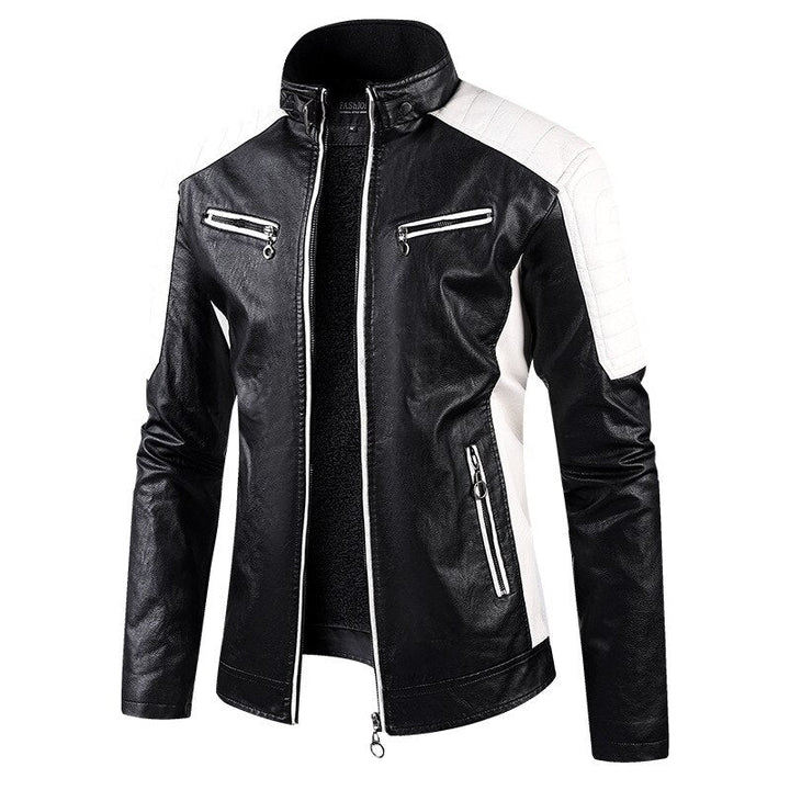 Mads  | Vintage Leather Motorcycle Jacket For Men