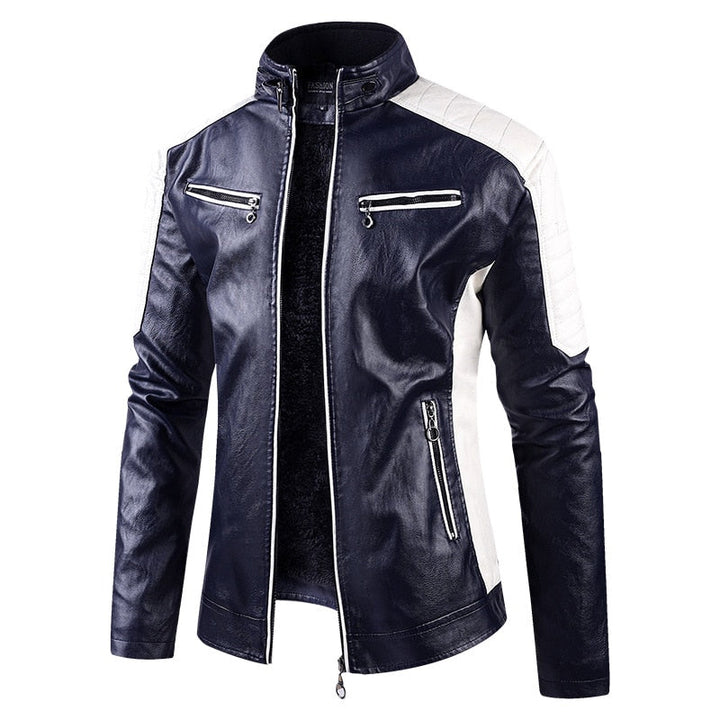 Mads  | Vintage Leather Motorcycle Jacket For Men