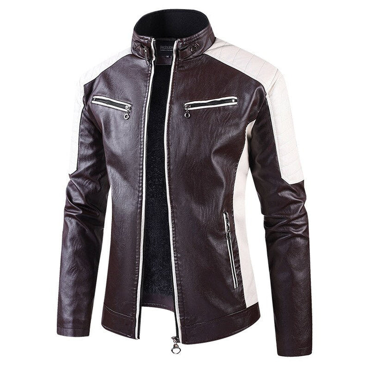 Mads  | Vintage Leather Motorcycle Jacket For Men